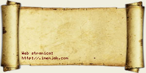 Hana Maksić vizit kartica